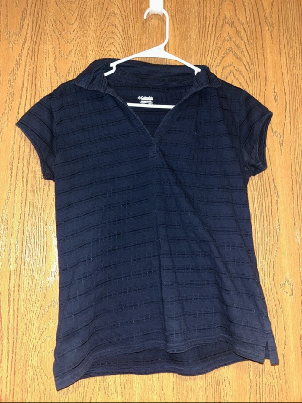 Columbia Girls' Navy Short Sleeve Polo Shirt